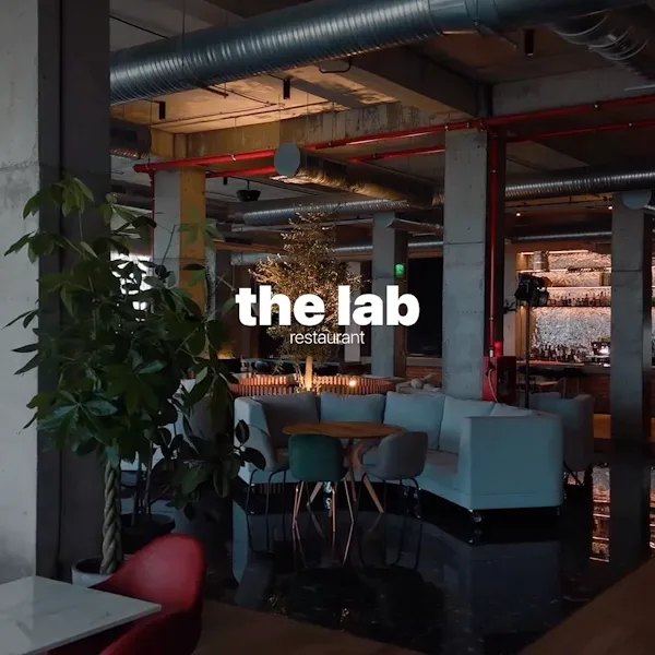 the lab, the restaurant and bar room