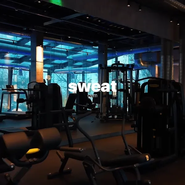 sweat, the gym floor with Technogym equipment